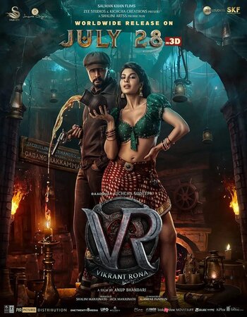 VR (Vikrant Rona) 2022 Hindi ORG 1080p 720p 480p WEB-DL x264 ESubs Full Movie Download