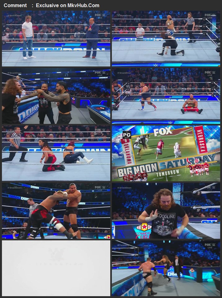 WWE Friday Night SmackDown 16th September 2022 720p WEBRip x264 750MB Download