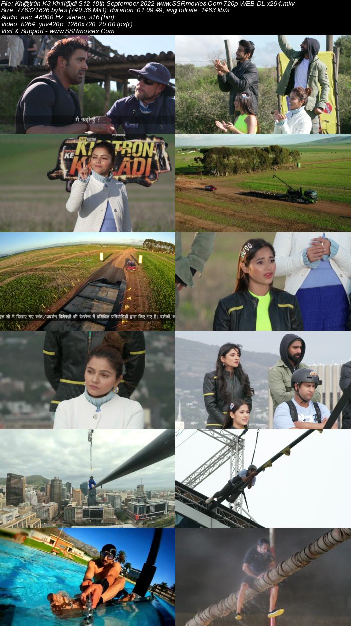 Khatron Ke Khiladi S12 18th September 2022 720p 480p WEB-DL x264 400MB Download