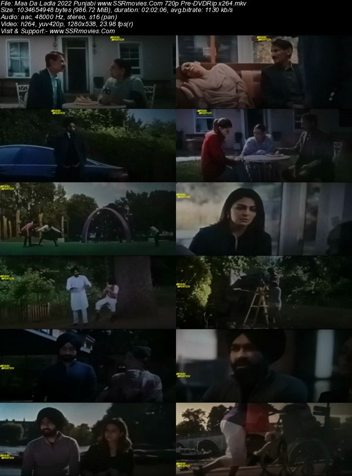 Maa Da Ladla 2022 Punjabi 720p 480p Pre-DVDRip x264 ESubs Full Movie Download