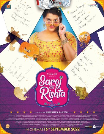 Saroj Ka Rishta 2022 Hindi 1080p 720p 480p Pre-DVDRip x264 ESubs Full Movie Download