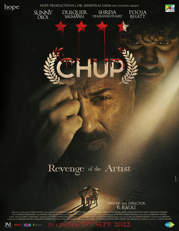 Chup 2022 Hindi 1080p 720p 480p HQ DVDScr x264 1GB Full Movie Download