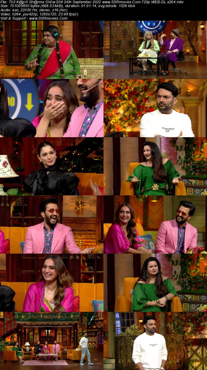 The Kapil Sharma Show S04 24th September 2022 720p 480p WEB-DL x264 Download