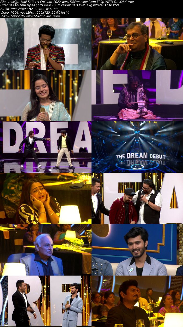 Indian Idol S13 1st October 2022 720p 480p WEB-DL x264 300MB Download