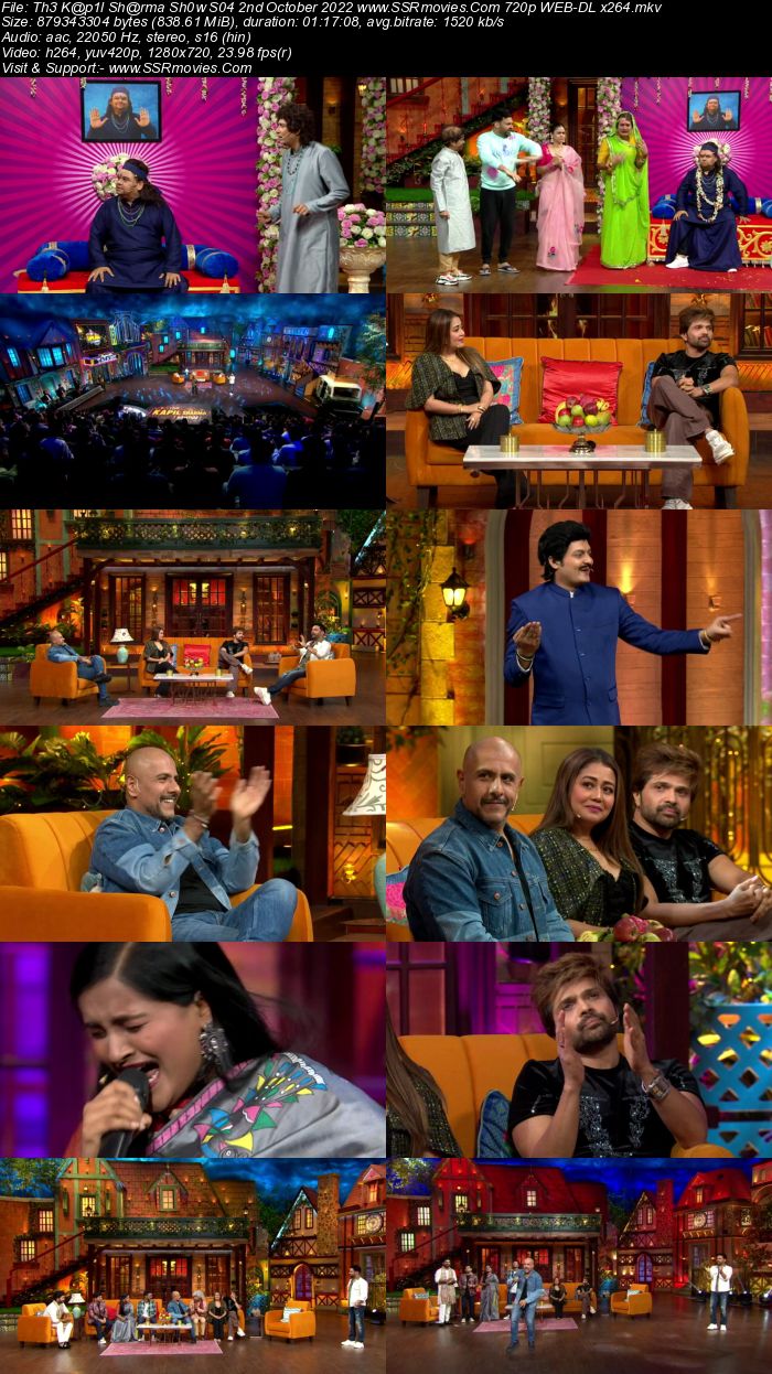 The Kapil Sharma Show S04 2nd October 2022 720p 480p WEB-DL x264 Download