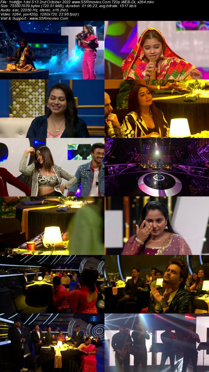 Indian Idol S13 2nd October 2022 720p 480p WEB-DL x264 300MB Download