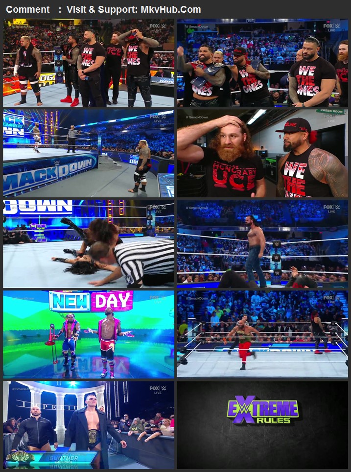 WWE Friday Night SmackDown 7th October 2022 720p WEBRip x264 800MB Download