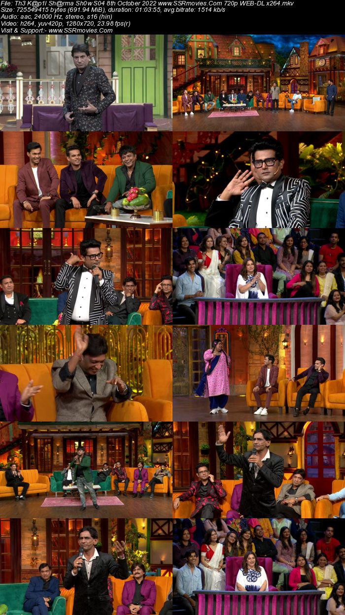 The Kapil Sharma Show S04 8th October 2022 720p 480p WEB-DL x264 Download