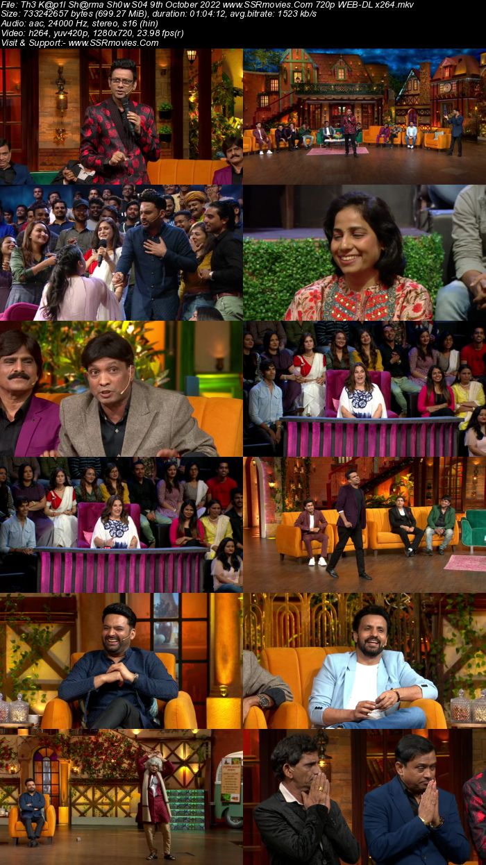 The Kapil Sharma Show S04 9th October 2022 720p 480p WEB-DL x264 Download