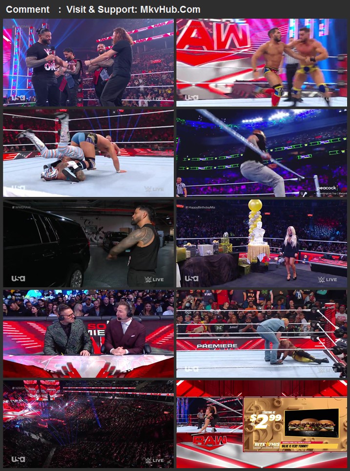 WWE Monday Night Raw 10th October 2022 720p WEBRip x264 1.2GB Download