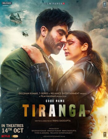 Code Name: Tiranga 2022 Hindi 1080p 720p 480p HQ DVDScr x264 ESubs Full Movie Download