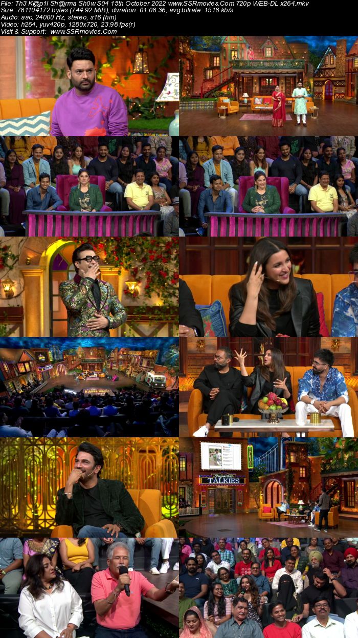 The Kapil Sharma Show S04 15th October 2022 720p 480p WEB-DL x264 Download