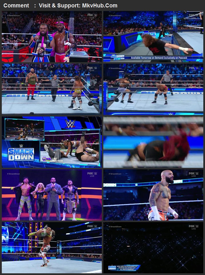 WWE Friday Night SmackDown 14th October 2022 720p WEBRip x264 750MB Download