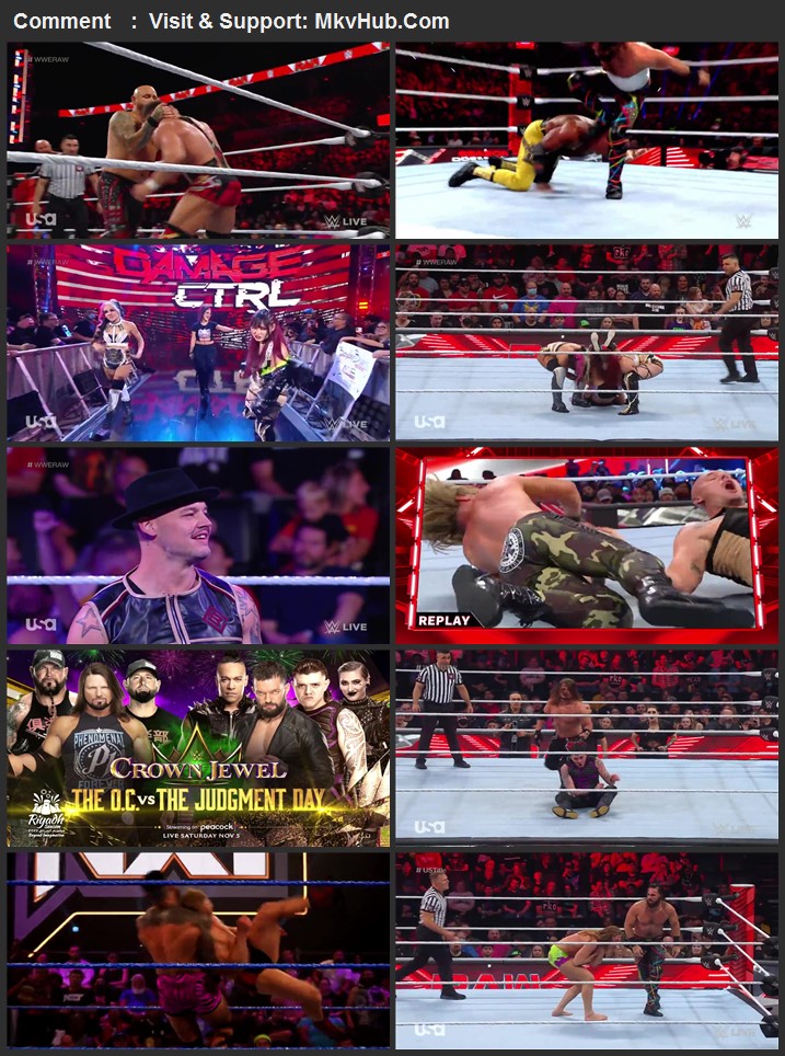 WWE Monday Night Raw 17th October 2022 720p WEBRip x264 1.1GB Download