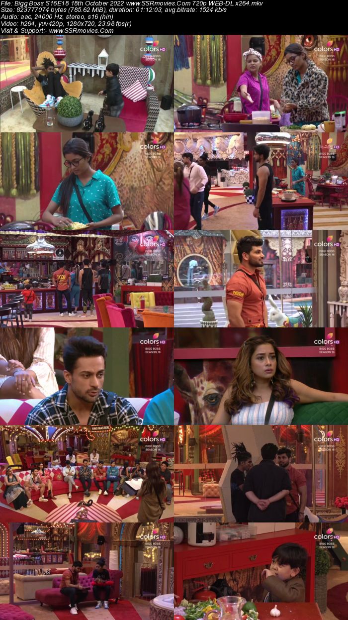 Bigg Boss S16E18 18th October 2022 720p 480p WEB-DL x264 300MB Download