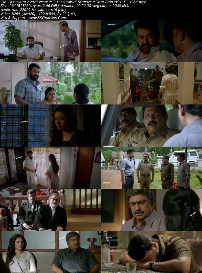 Drishyam 2 2021 Hindi (HQ-Dub) 1080p 720p 480p WEB-DL x264 ESubs Full Movie Download