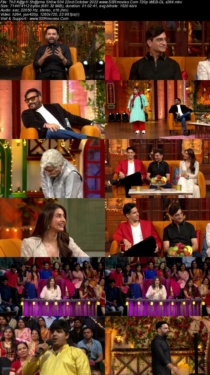 The Kapil Sharma Show S04 22nd October 2022 720p 480p WEB-DL x264 Download