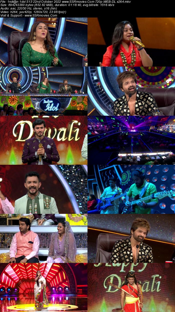 Indian Idol S13 22nd October 2022 720p 480p WEB-DL x264 300MB Download