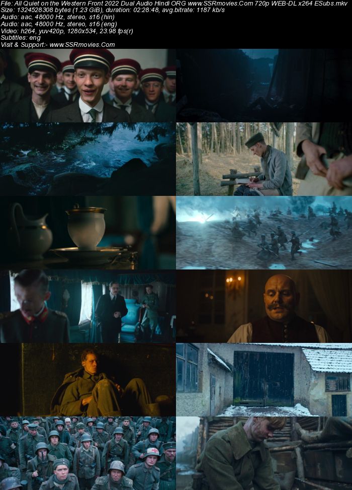 All Quiet on the Western Front 2022 Dual Audio Hindi ORG 1080p 720p 480p WEB-DL x264 ESubs Full Movie Download