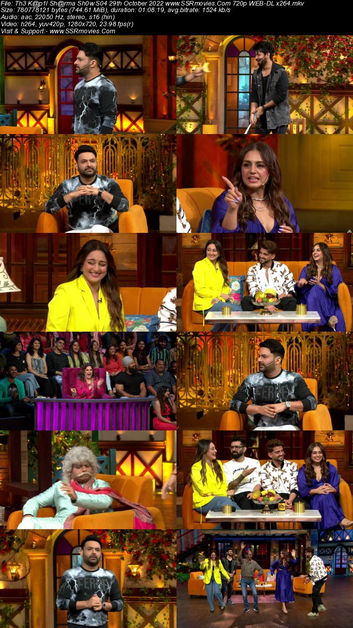 The Kapil Sharma Show S04 29th October 2022 720p 480p WEB-DL x264 Download