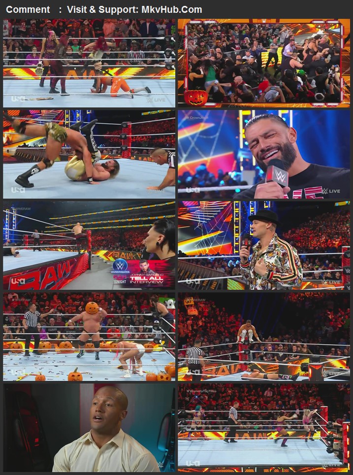 WWE Monday Night Raw 31st October 2022 720p WEBRip x264 1.1GB Download