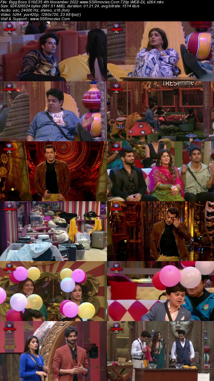 Bigg Boss S16E35 4th November 2022 720p 480p WEB-DL x264 300MB Download