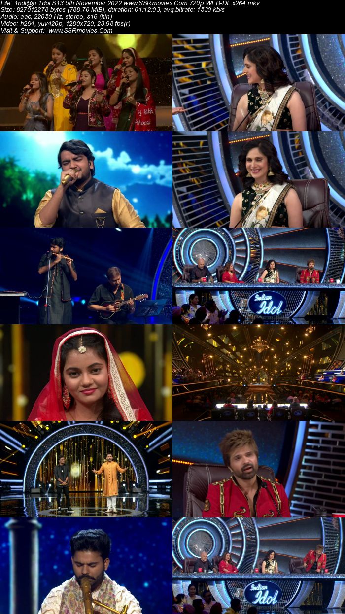 Indian Idol S13 5th November 2022 720p 480p WEB-DL x264 300MB Download