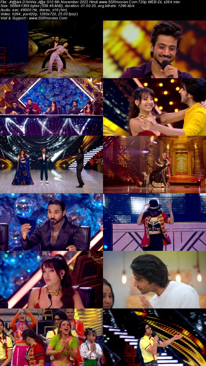 Jhalak Dikhhla Jaa S10 6th November 2022 720p 480p WEB-DL x264 350MB Download