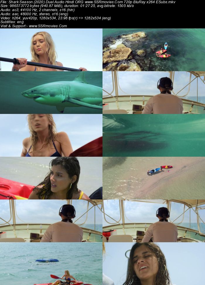 Shark Season 2020 Dual Audio Hindi ORG 720p 480p BluRay x264 ESubs Full Movie Download