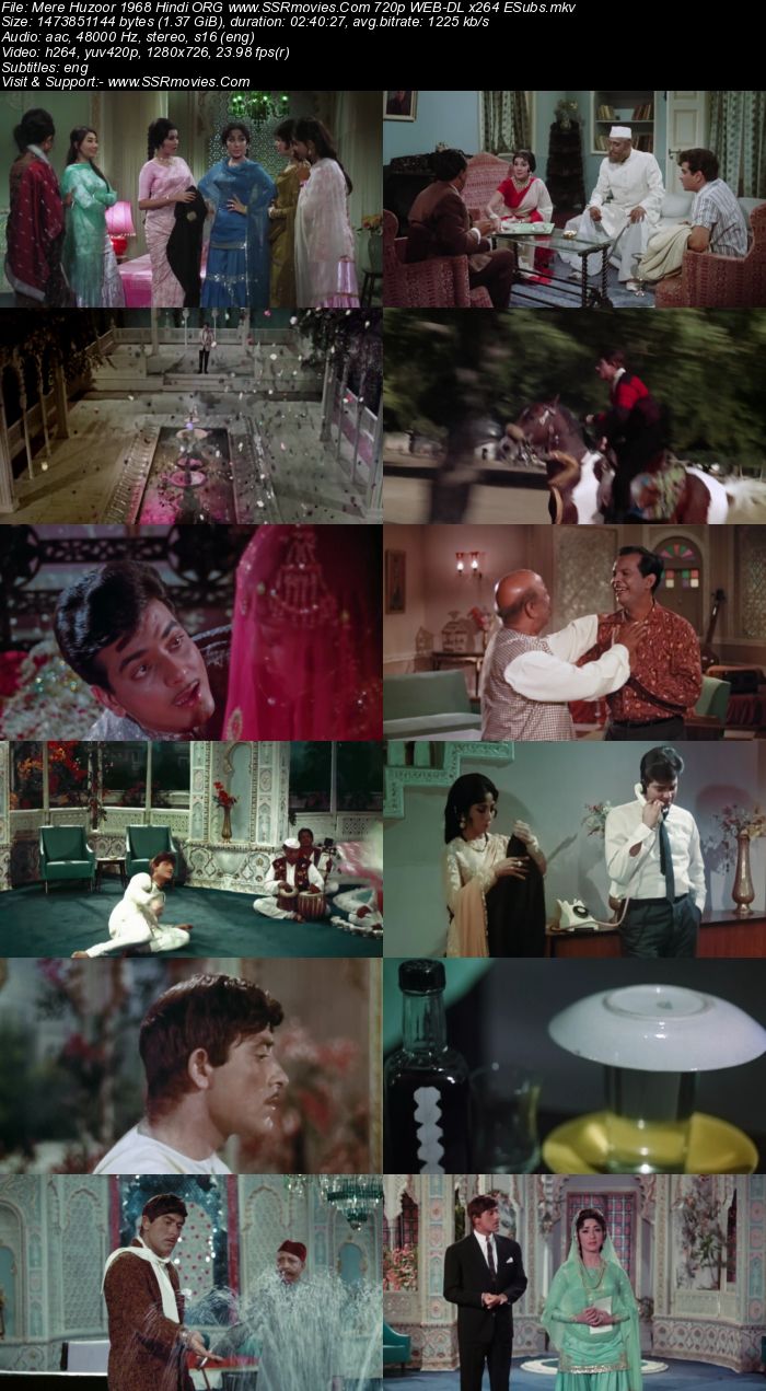 Mere Huzoor 1968 Hindi ORG 1080p 720p 480p WEB-DL x264 ESubs Full Movie Download