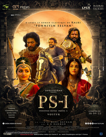 Ponniyin Selvan: Part I 2022 Hindi ORG 1080p 720p 480p WEB-DL x264 ESubs Full Movie Download