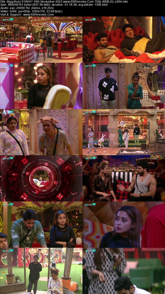 Bigg Boss S16E41 10th November 2022 720p 480p WEB-DL x264 300MB Download