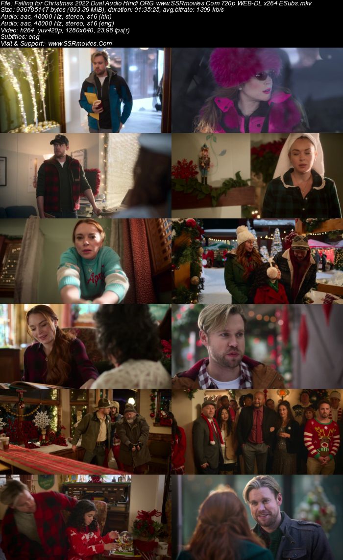Falling for Christmas 2022 Dual Audio Hindi ORG 1080p 720p 480p WEB-DL x264 ESubs Full Movie Download