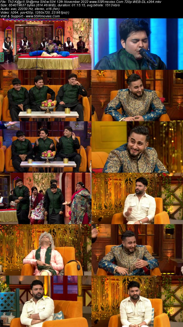 The Kapil Sharma Show S04 12th November 2022 720p 480p WEB-DL x264 Download