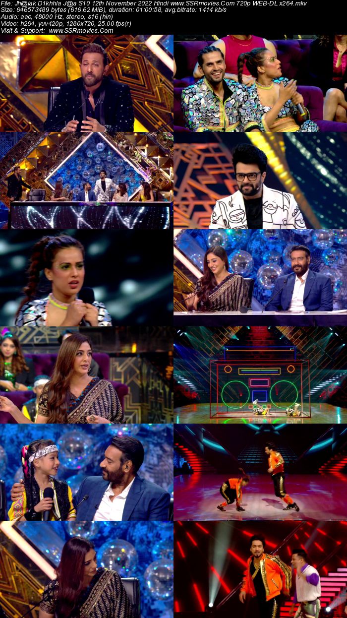 Jhalak Dikhhla Jaa S10 12th November 2022 720p 480p WEB-DL x264 350MB Download