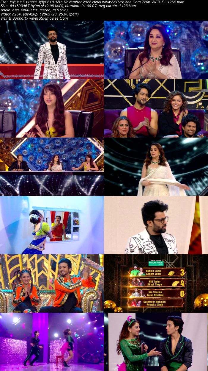 Jhalak Dikhhla Jaa S10 13th November 2022 720p 480p WEB-DL x264 350MB Download