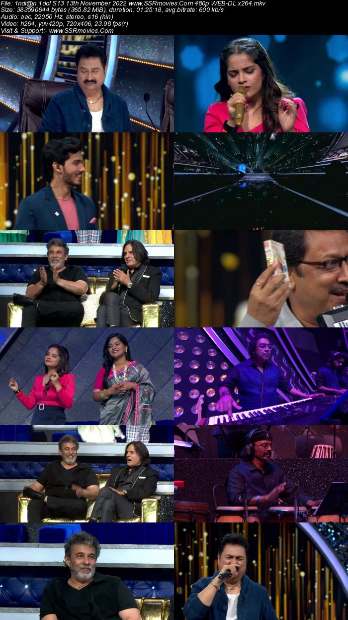 Indian Idol S13 13th November 2022 720p 480p WEB-DL x264 300MB Download