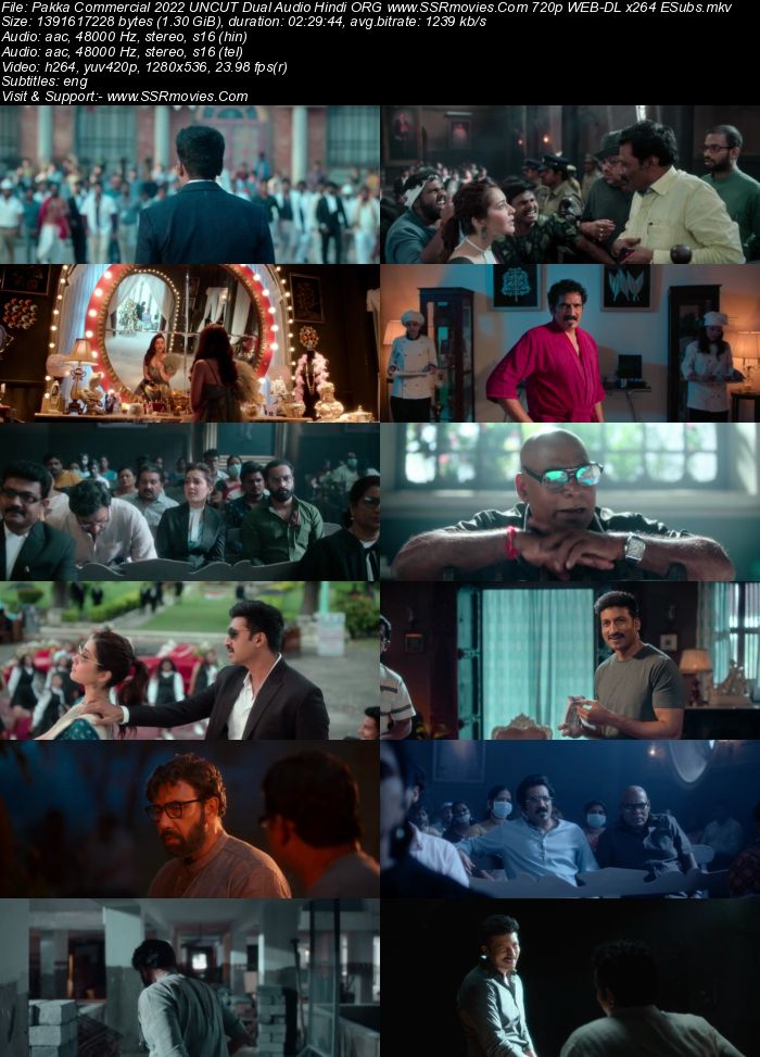 Pakka Commercial 2022 UNCUT Dual Audio Hindi ORG 1080p 720p 480p WEB-DL x264 ESubs Full Movie Download