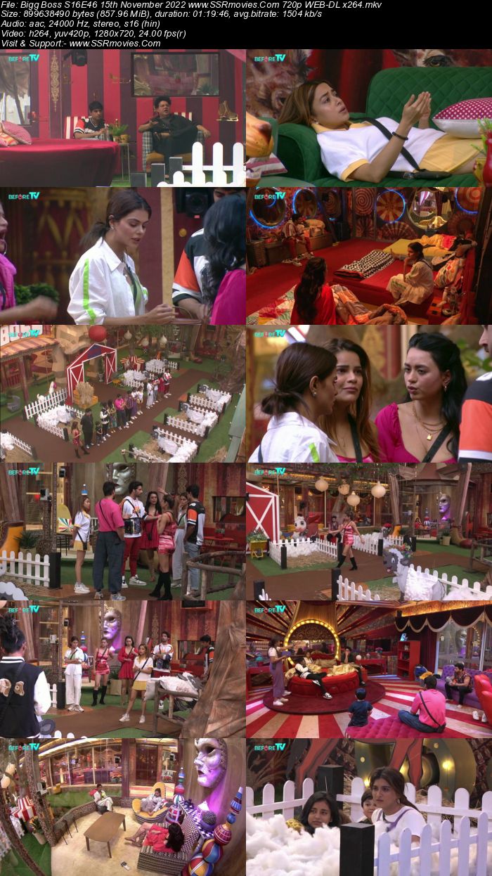 Bigg Boss S16E46 15th November 2022 720p 480p WEB-DL x264 300MB Download