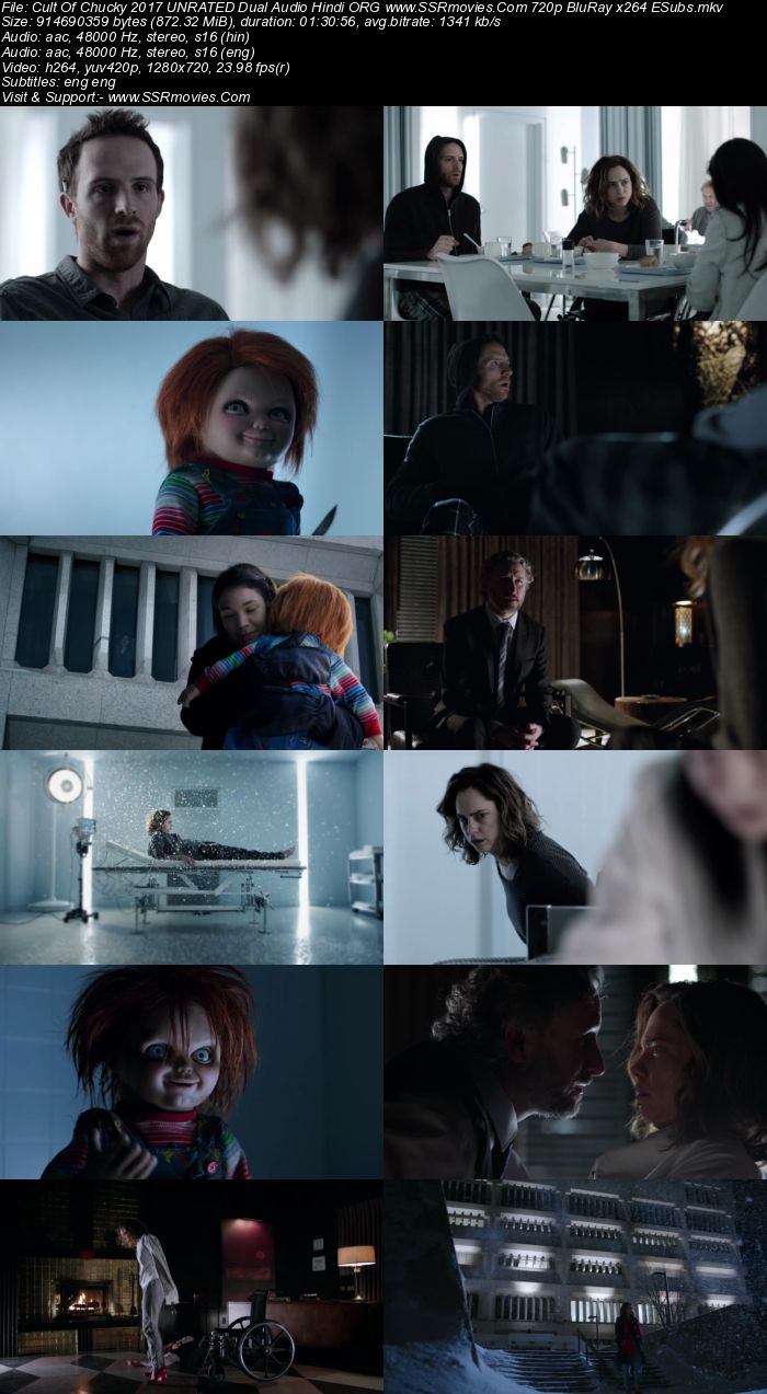 Cult of Chucky 2017 Dual Audio Hindi ORG 1080p 720p 480p BluRay ESubs Full Movie Download