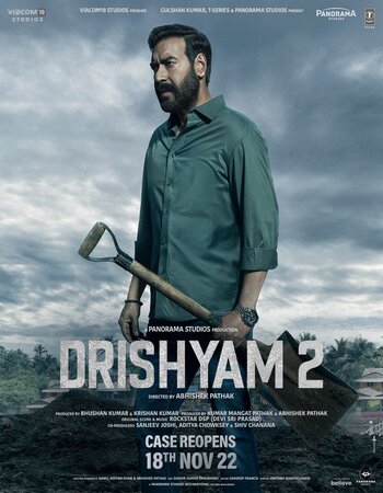 Drishyam 2 2022 Hindi 1080p 720p 480p HQ DVDScr x264 ESubs Full Movie Download