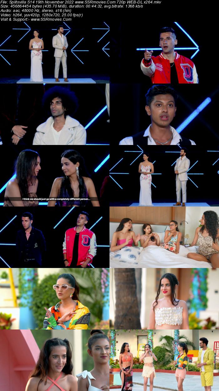 Splitsvilla S14 19th November 2022 720p 480p WEB-DL x264 200MB Download