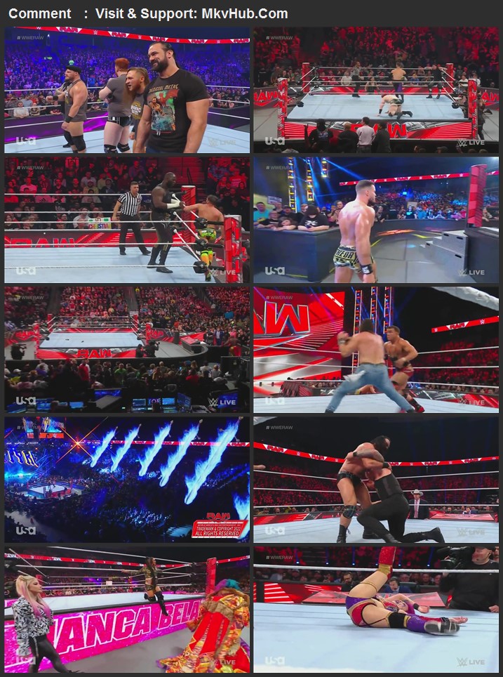 WWE Monday Night Raw 21st November 2022 720p WEBRip x264 1.2GB Download