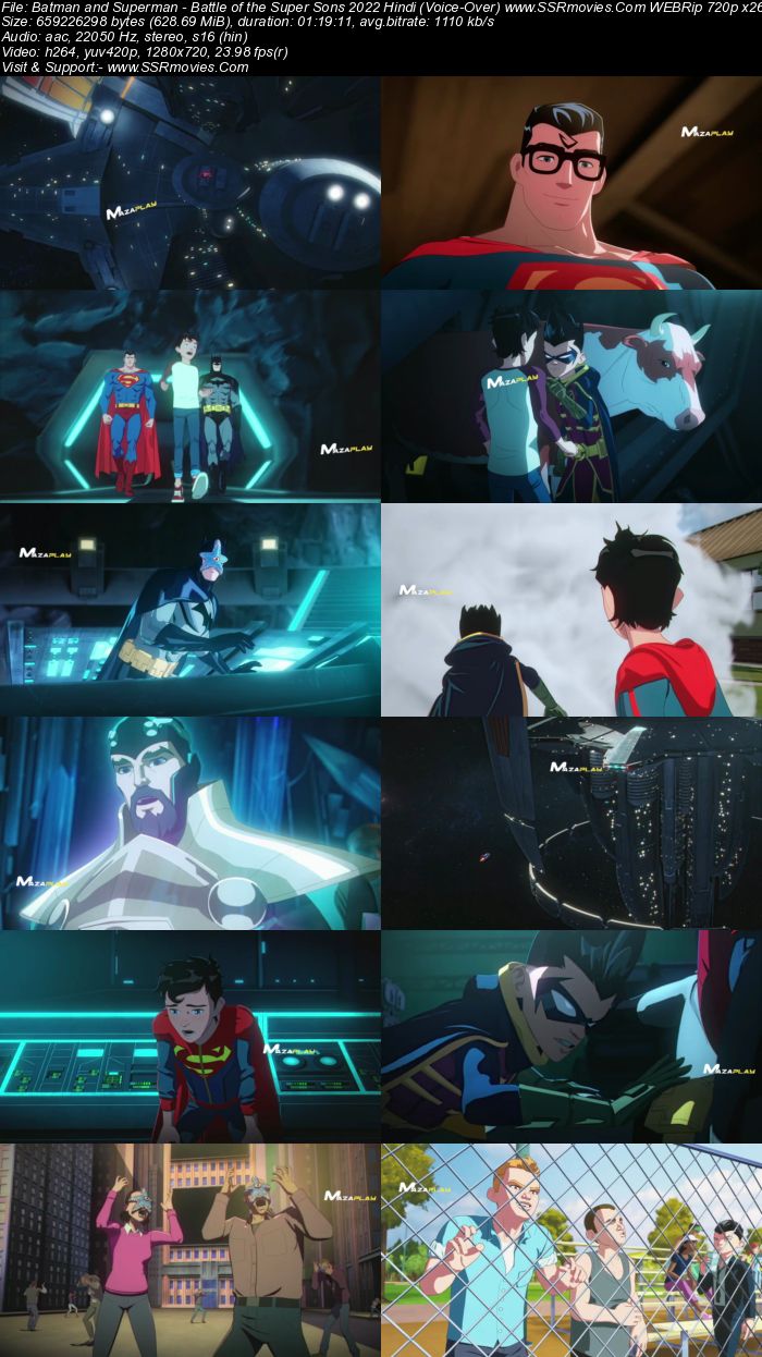 Batman and Superman - Battle of the Super Sons 2022 Hindi (Fan Dub) 1080p 720p 480p WEB-DL x264 Full Movie Download