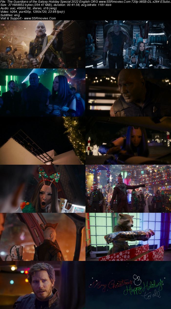 The Guardians of the Galaxy Holiday Special 2022 English ORG 1080p 720p 480p WEB-DL x264 ESubs Full Movie Download
