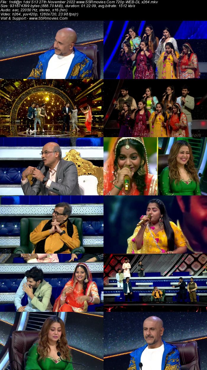 Indian Idol S13 27th November 2022 720p 480p WEB-DL x264 300MB Download