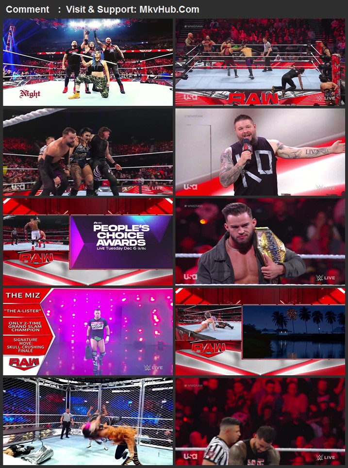 WWE Monday Night Raw 28th November 2022 720p WEBRip x264 1.4GB Download