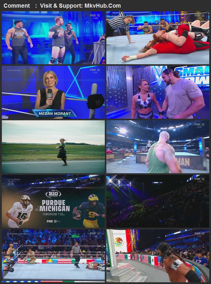 WWE Friday Night SmackDown 2nd December 2022 720p WEBRip x264 850MB Download