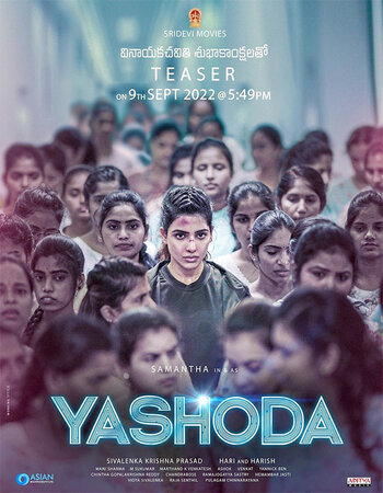 Yashoda 2022 Hindi ORG 1080p 720p 480p WEB-DL x264 ESubs Full Movie Download