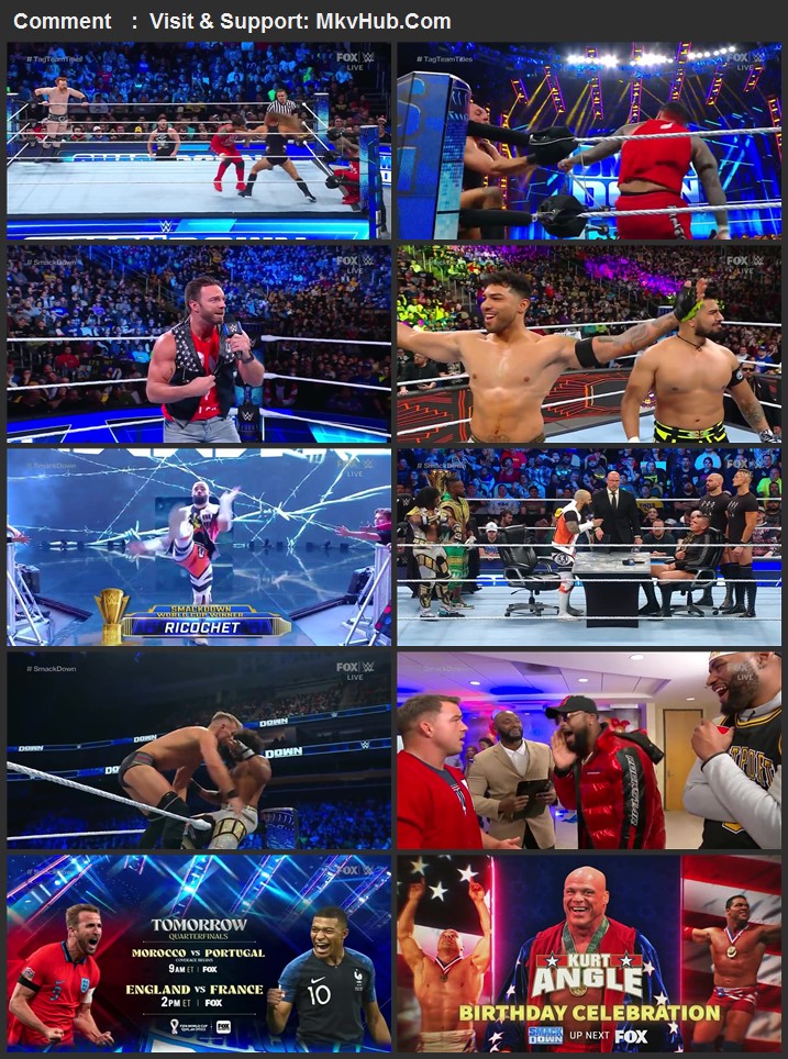 WWE Friday Night SmackDown 9th December 2022 720p WEBRip x264 800MB Download